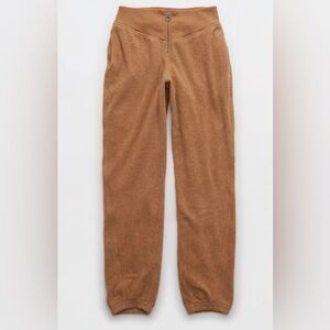 Aerie Brown Fleece Joggers